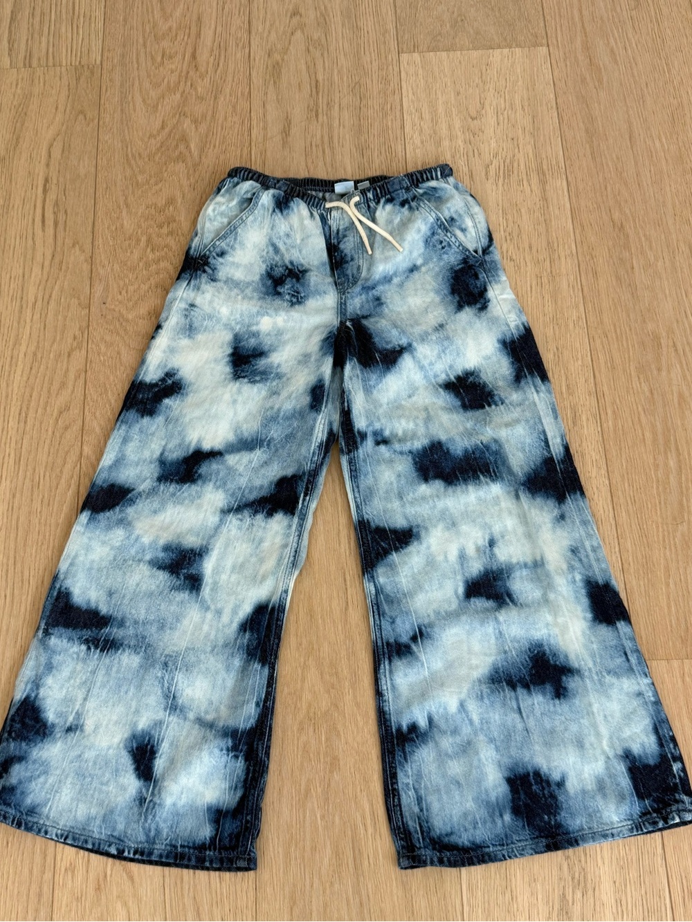 GAP Kids Dark and Light Blue Washed Denim Jeans
